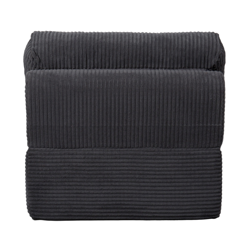 Canapea extensibilă pliabilă, multifuncțională, cu spumă completă, din velur gri închis, cu spătar ergonomic Canapea extensibilă pliabilă, multifuncțională, cu spumă completă, din velur gri închis, cu spătar ergonomic