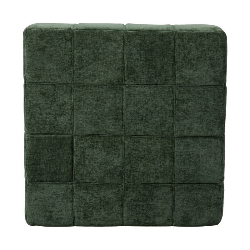 Canapea supradimensionată cu o singură spumă, din velur verde smarald, cu design bloc Canapea supradimensionată cu o singură spumă, din velur verde smarald, cu design bloc